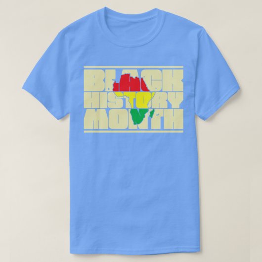 Black History Maand Afro-Amerikaanse geschiedenis T-shirt (Design voorkant)