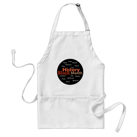 BLACK HISTORY MAAND Apron Standaard Schort (Voorkant)