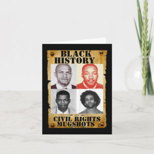 Black History Maand Authentieke Burgerrechten Mugs Kaart