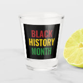 BLACK HISTORY MAAND BHM SHOT GLAS (Voorkant)