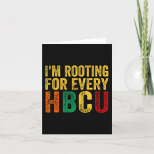 Black History Maand Ik ga voor elke HBCU Kaart