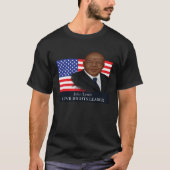 Black History Maand Leider John Lewis T-shirt (Voorkant)