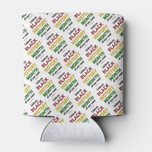 BLACK HISTORY MAAND Motivatie BHM Blikjeskoeler (Achterkant)