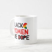 Black History Maand periode Black 2025 Koffiemok (Voorkant links)
