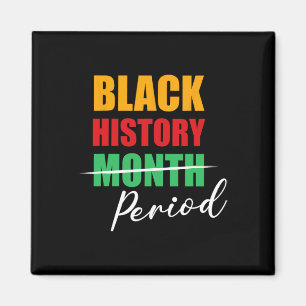 Black History Maand Periode Trotse Melanines Ameri Magneet