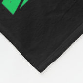 Black History Maand Pride MLK 1963 Zijn droom is m Fleece Deken (Hoek)