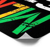 Black History Maand Pride MLK 1963 Zijn droom is m Poster (Hoek)