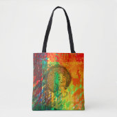 Black History Maand Quotes Melanin Queen Tote Bag (Voorkant)