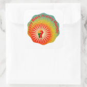 Black History Maand vibes, Afrikaans erfgoed Vierkante Sticker (Tas)