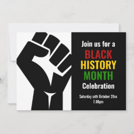 BLACK HISTORY MAAND viering BHM-evenement Kaart