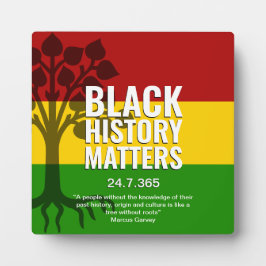 Black History Marcus Garvey Quote BHM Fotoplaat