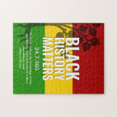 Black History Marcus Garvey Quote BHM Legpuzzel (Horizontaal)