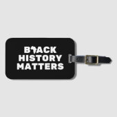 Black History Matters Bagagelabel (Voorkant (horizontaal))