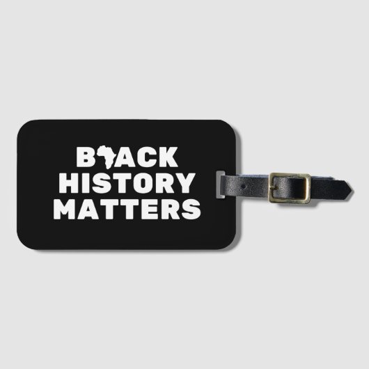 Black History Matters Bagagelabel (Voorkant (horizontaal))