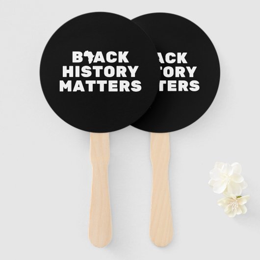 Black History Matters Handwaaier (Voorkant en achterkant)