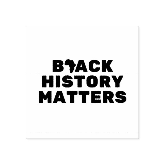 Black History Matters Rubberstempel (Afrduk)