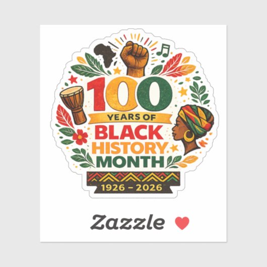 Black History Matters Sticker (Vel)