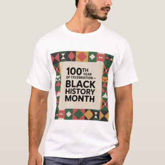 Black History Month – 100 Jaar Viering T-shirt