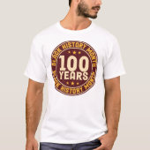 Black History Month 100 Years T-shirt (Voorkant)