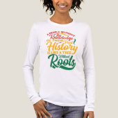 Black History Month 100 Years Tri-Blend Shirt (Voorkant volledig)