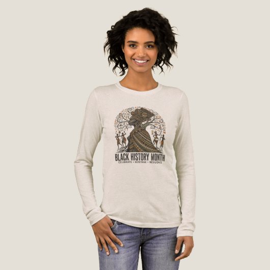 Black History Month 100th Anniversary T-Shirt (Voorkant)
