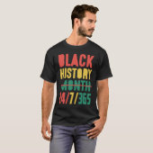 Black History Month 2023  24 7 365 T-shirt (Voorkant volledig)