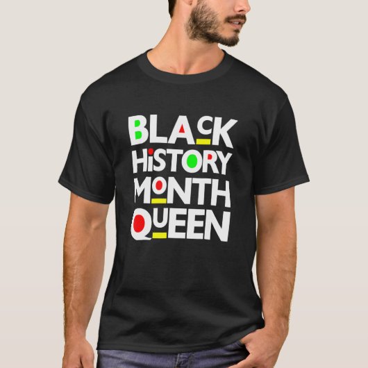 Black History Month 2023 Queen Melanin African Ame T-shirt (Voorkant)