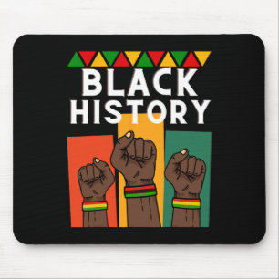 Black History Month 2025 Afro-Amerikaans voor Man Muismat