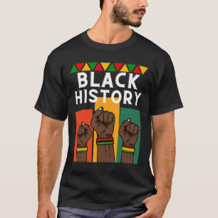 Black History Month 2025 Afro-Amerikaans voor Man T-shirt
