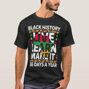Black History Month 2025 kleding T-shirt