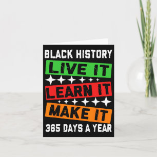 Black History Month 2025 Live It Learn It Make It Kaart