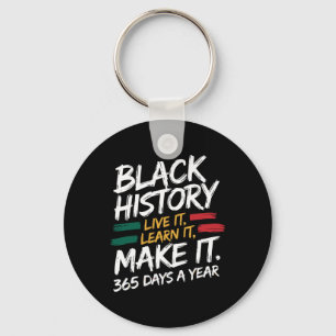 Black History Month 2025 Live It Learn It Make It Sleutelhanger