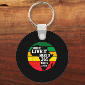 Black History Month 2025 Live It Learn It Make It Sleutelhanger (Voorkant)