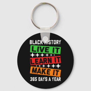 Black History Month 2025 Live It Learn It Make It Sleutelhanger