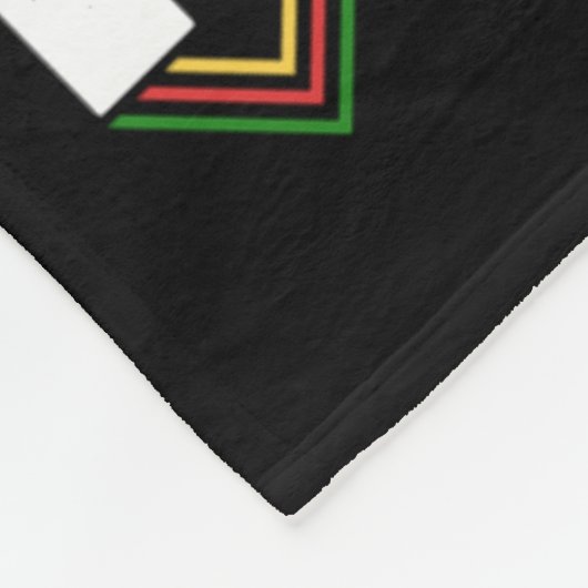 Black History Month 2025 Sticker 1 Fleece Deken (Hoek)