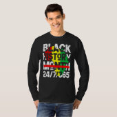 Black History Month 247365 2023 Proud African Mela T-shirt (Voorkant volledig)