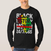 Black History Month 247365 2023 Proud African Mela T-shirt (Voorkant)