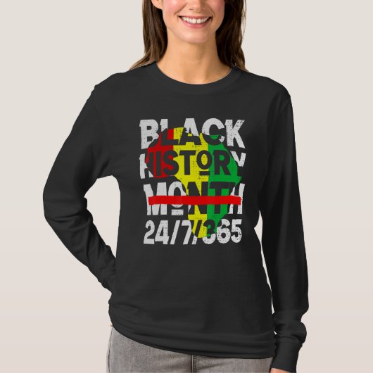 Black History Month 247365 2023 Proud African Mela T-shirt (Voorkant)