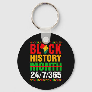 Black History Month 247365 Afro-Amerikaanse mannen Sleutelhanger