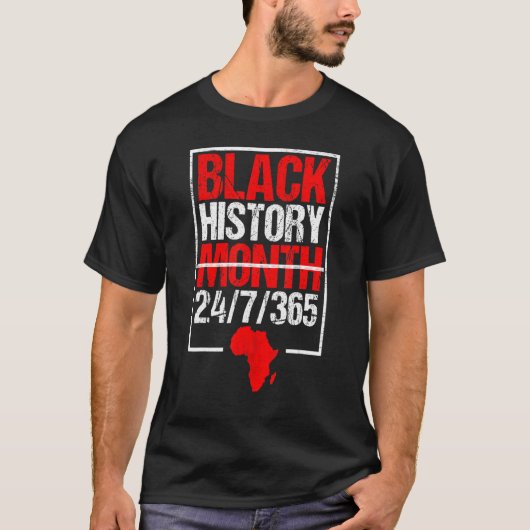 Black History Month 247365 Black History Month 202 T-shirt (Voorkant)
