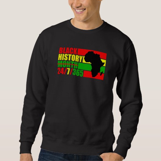 Black History Month 247365  Black History Month 20 Trui (Voorkant)