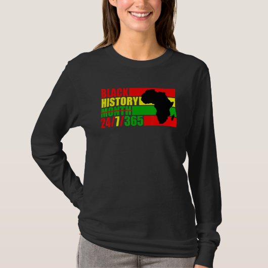 Black History Month 247365   Black History Month 2 T-shirt (Voorkant)