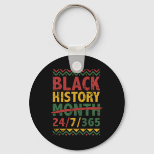 Black History Month 247365 Met Afrikaanse Vlag Sleutelhanger