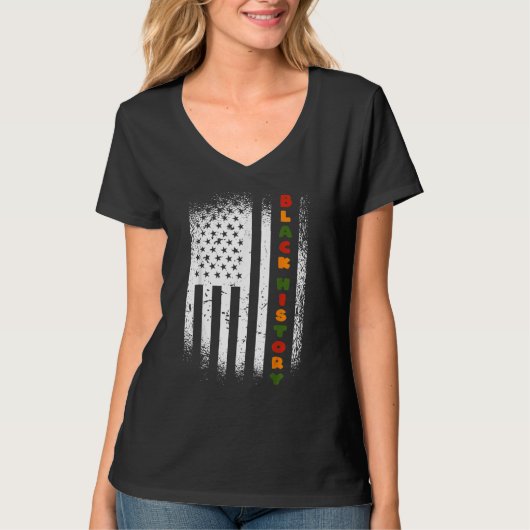 Black History Month 247365 Pride African American_ T-shirt (Voorkant)