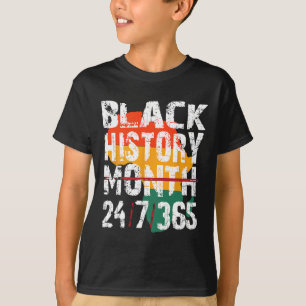 Black History Month 247365 Shirt Afrika voor manne