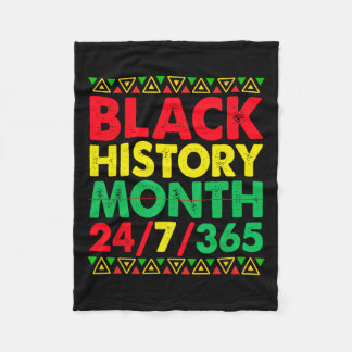 Black History Month 247365 Shirt Afrika voor manne Fleece Deken