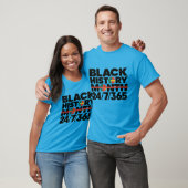 Black History Month 24/7/365" T-shirt ontwerp (Unisex)