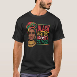 Black History Month 365 Days A Year Empowerment  T-shirt
