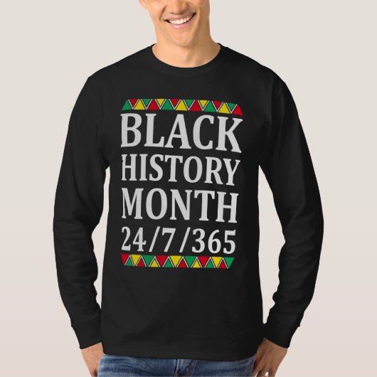 Black History Month African American  1 T-shirt (Voorkant)