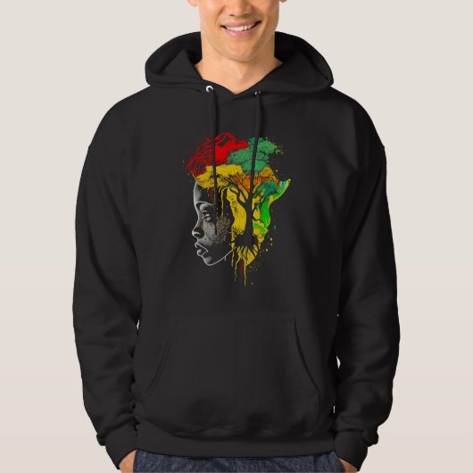 Black history month  African American Ancestors' r Hoodie (Voorkant)